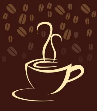 Coffee cup Illustrazione stock