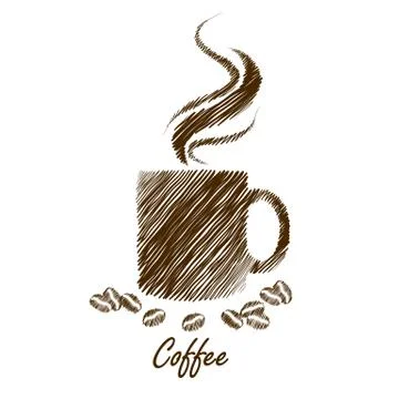 Coffee cup Illustrazione stock