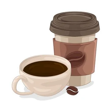 Coffee Cup Illustration Stock Illustration