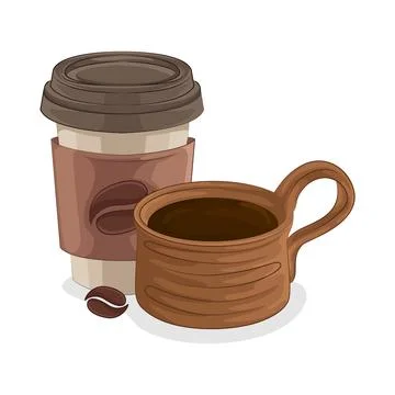 Coffee Cup Illustration Stock Illustration