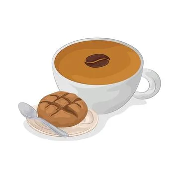 Coffee Cup Illustration Illustrazione stock
