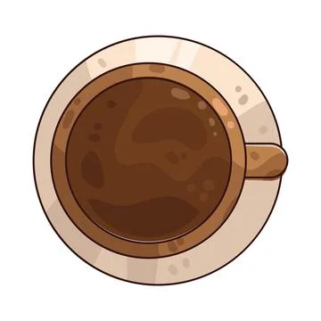 Coffee cup illustration Stock Illustration