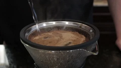Coffee cup isolated, Coffee white pouring, Coffee cup spinning 動画素材 237855761
