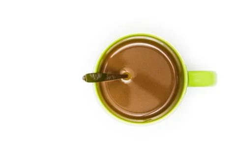 Coffee in cup isolated Stock Photos