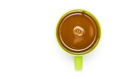 Coffee in cup isolated Stock Photos