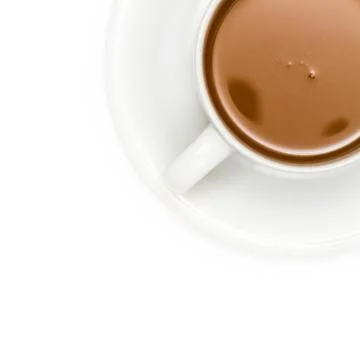 Coffee in cup isolated Stock Photos