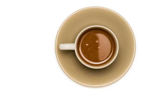 Coffee in cup isolated Stock Photos