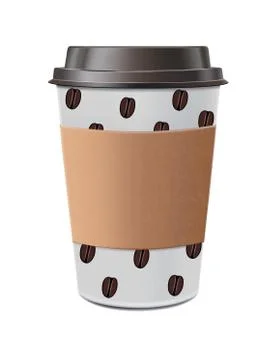 Coffee Cup Isolated on white background Stock-Illustration