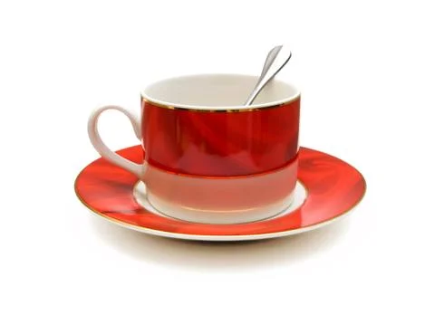 Coffee cup isolated on white background Stock Photos