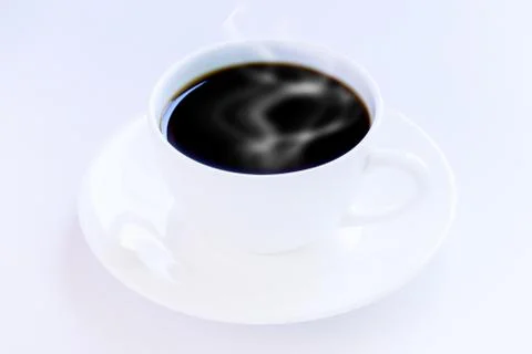Coffee cup isolated on white background. Stock Photos