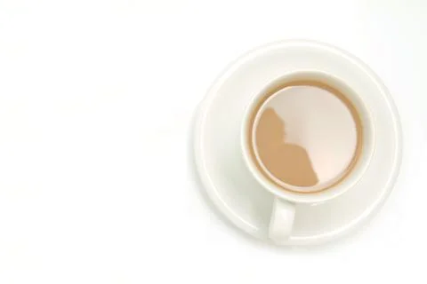 Coffee cup isolated on white background Stock Photos