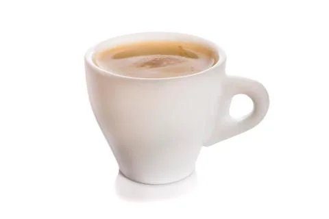 Coffee cup isolated on white. Stock Photos