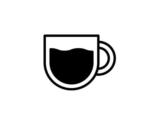 Coffee cup line icon, outline vector sign, linear pictogram isolated on white Stock Illustration