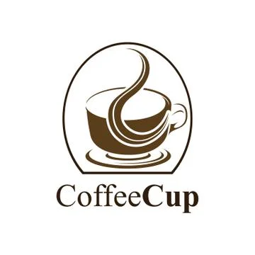 Coffee cup logo concept design. Symbol graphic template element Stock Illustration