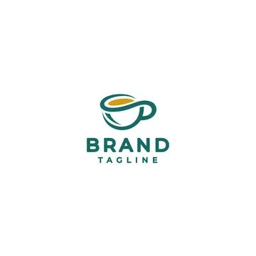 Coffee Cup Logo Design Stock Illustration