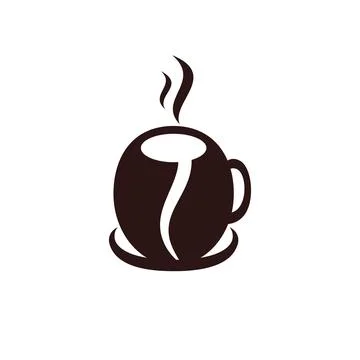 Coffee cup logo design, vector illustration Stock Illustration