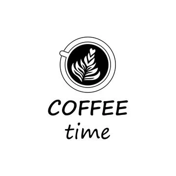 Coffee cup Logo design vector. Coffee-shop cafe Logotype concept icon. Stock Illustration