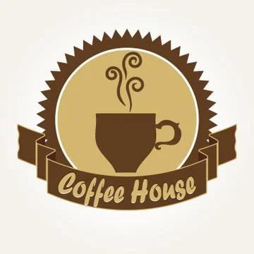 Coffee cup Logo Stock Illustration