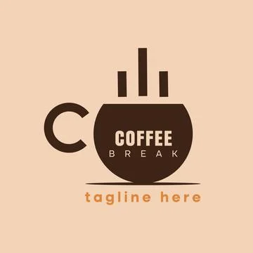 Coffee cup logo Stock Illustration