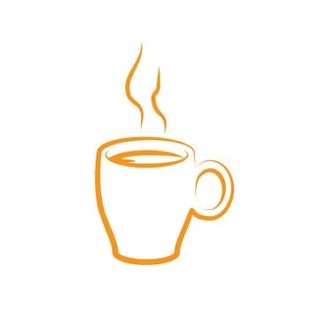 Coffee cup  logo Stock Illustration