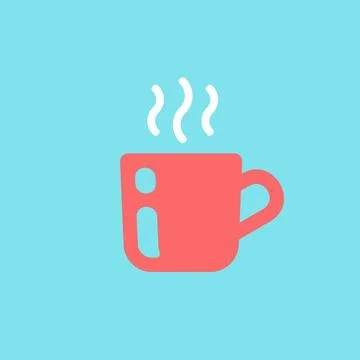 Coffee cup logo Illustrazione stock