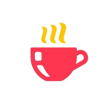 Coffee cup logo Illustrazione stock