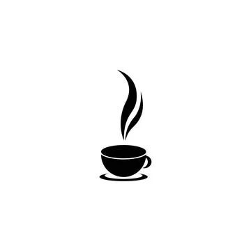 Coffee cup logo template Stock Illustration