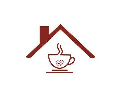 Coffee cup Logo Template vector icon Stock Illustration