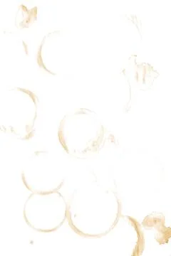 Coffee cup marks Stock Photos