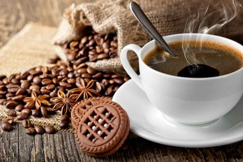 Coffee in a cup Stock Photos