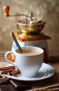 Coffee in a cup Foto stock