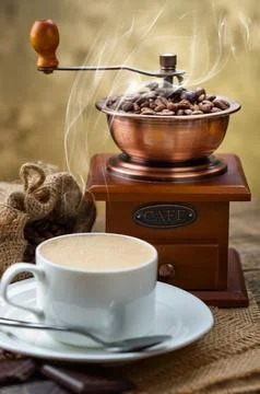 Coffee in a cup Stock Photos