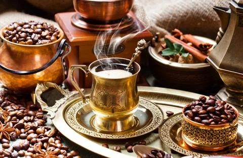 Coffee in a cup Foto stock