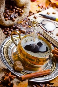 Coffee in a cup Stock Photos