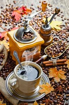 Coffee in a cup Stock Photos