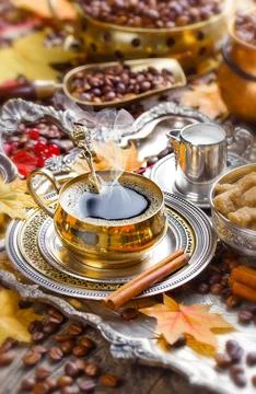 Coffee in a cup Stock Photos