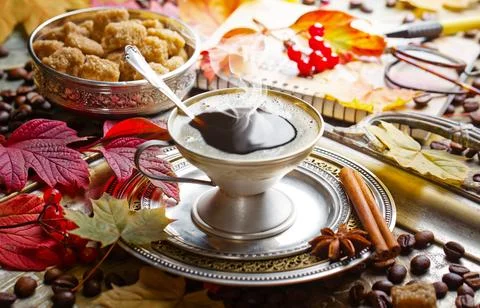 Coffee in a cup Stock Photos