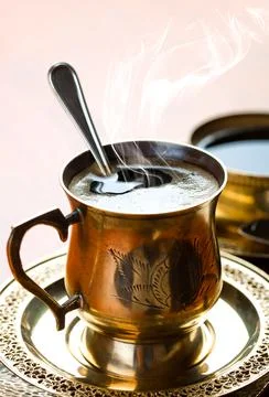 Coffee in a cup Stock Photos