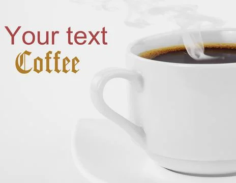Coffee in a cup Stock Photos