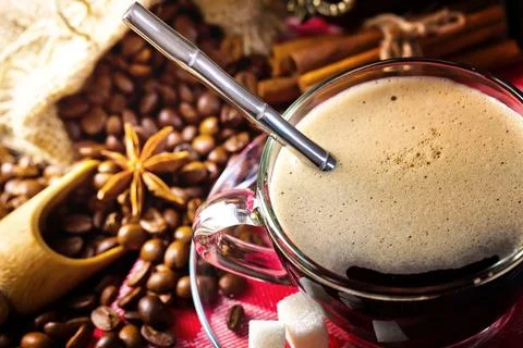 Coffee in a cup Foto stock