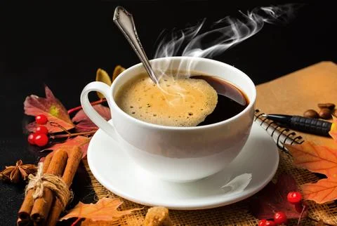 Coffee in a cup Stock Photos