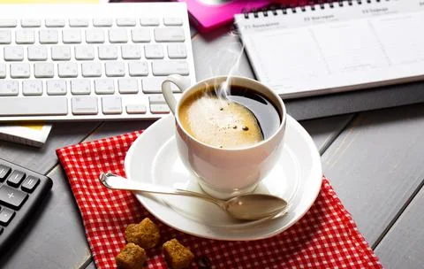 Coffee in a cup Stock Photos