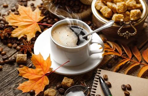 Coffee in a cup Stock Photos