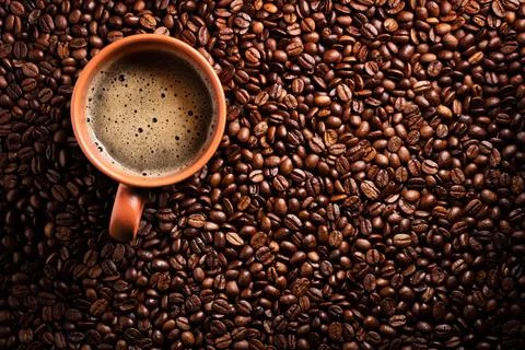 Coffee in a cup Stock Photos