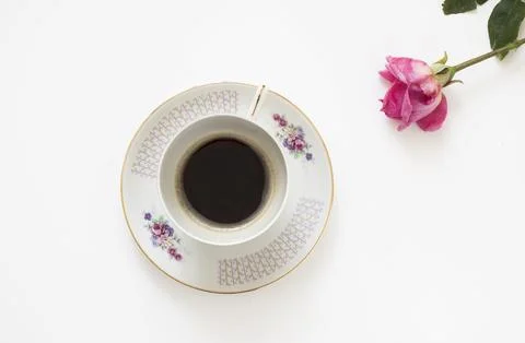 The coffee cup. Stock Photos