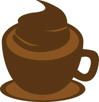 Coffee Cup. Side View. Different Types.Menu. Hot Coffee.Fast Food Cup Bever.. Stock Illustration