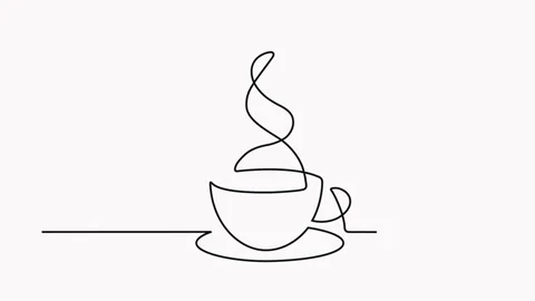 Coffee cup smoke Stock Footage 89009440