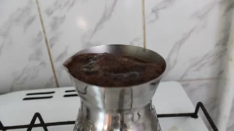 Coffee cup on the stove 動画素材 155144731