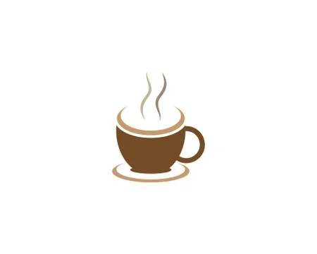 Coffee cup symbol vector icon Stock Illustration