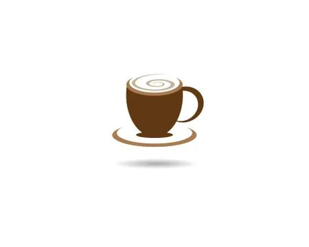 Coffee cup symbol vector icon Stock Illustration